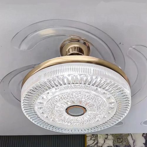 Smart voice-controlled fan light (remote control included)
