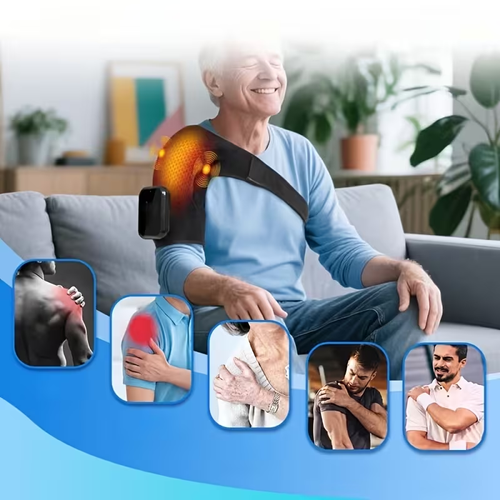 Portable shoulder massager