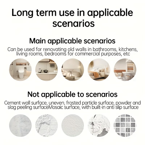 Waterproof and oil-resistant self-adhesive ceramic tiles for installation