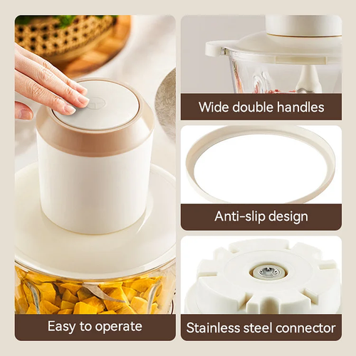 Multifunctional electric meat grinder