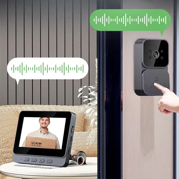 ⏳Limited-time 50% off⏰Wireless Video doorbell with Monitor & Camera📹