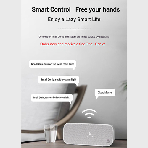 Multifunctional voice-controlled ceiling light