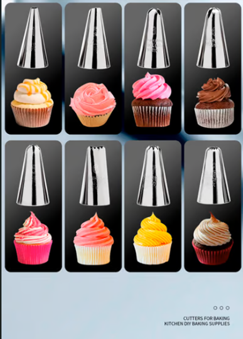 Stainless Steel Cookie Press Gun Kit