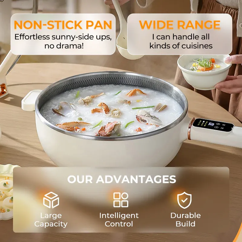 Multifunctional Smart Electric Frying Pan