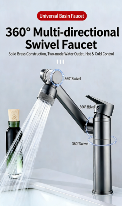 Multi-directional faucet
