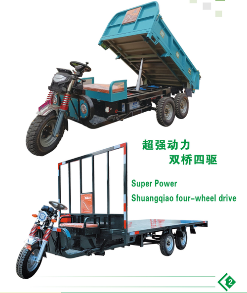 Heavy-load electric tricycle
