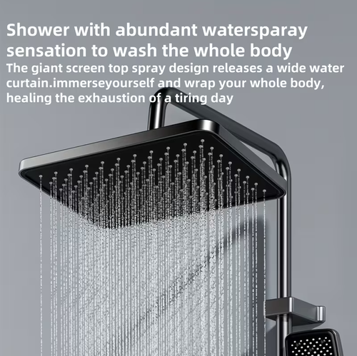 Hydropower-generated five-star luxury shower