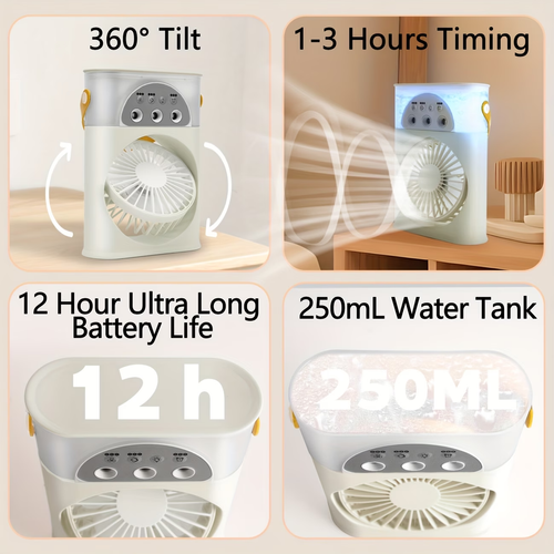 Portable air conditioner fan