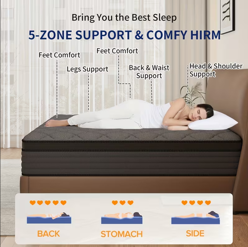 Luxurious double bed mattress