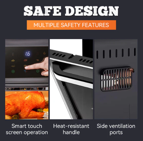 🍗Multi-function Visual Air Fryer with Touchscreen