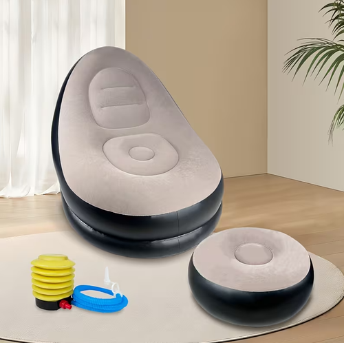 Portable folding inflatable sofa