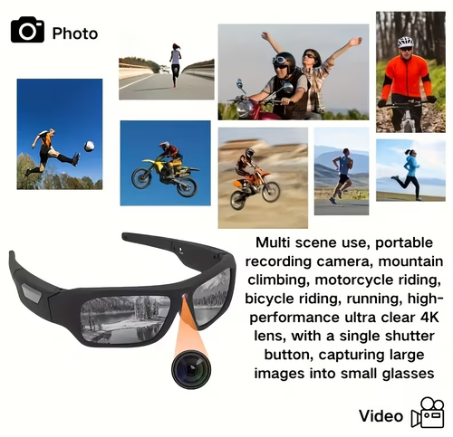 4K high-definition camera glasses