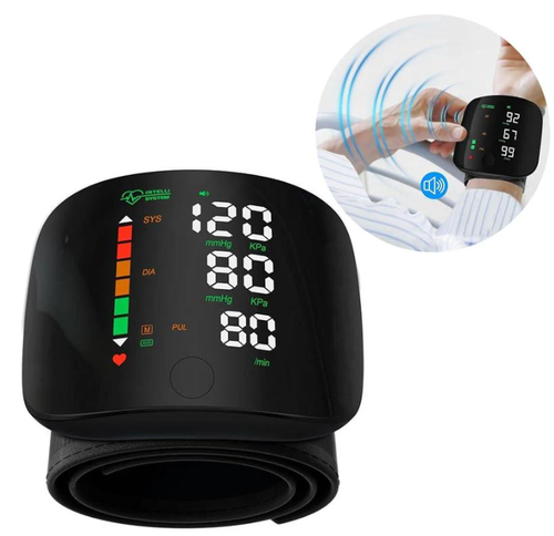 Smart wrist blood pressure monitor