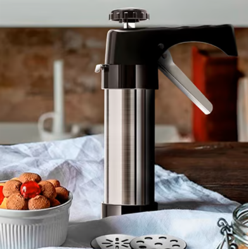 Stainless Steel Cookie Press Gun Kit