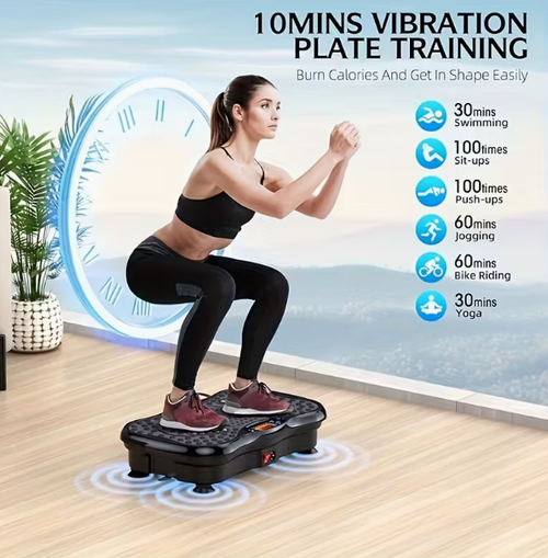 Full-body exercise vibration board