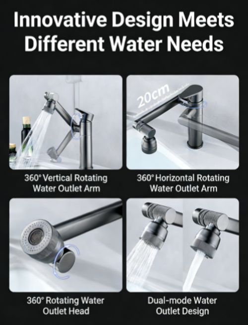 Multi-directional faucet