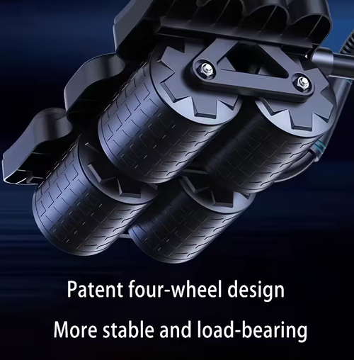 Automatic rebound belly wheel