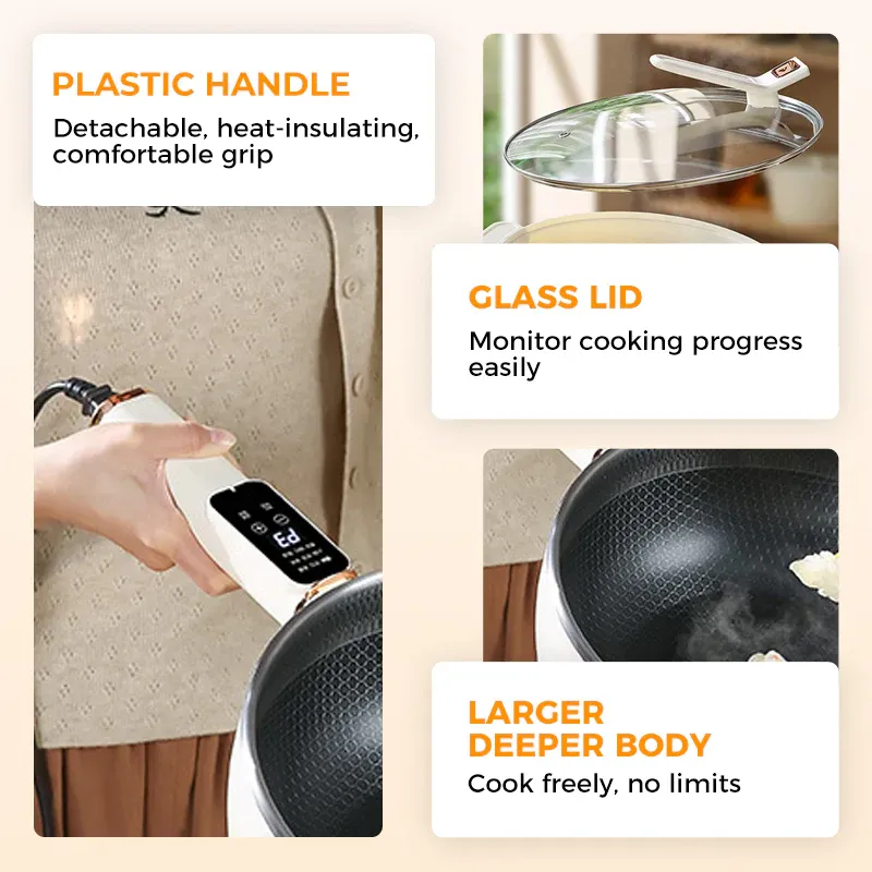 Multifunctional Smart Electric Frying Pan