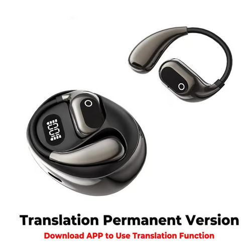 MS190 Translation Earbuds, Supports Real-Time Translation in 156 Languages With APP, Bluetooth 5.3 Earphones