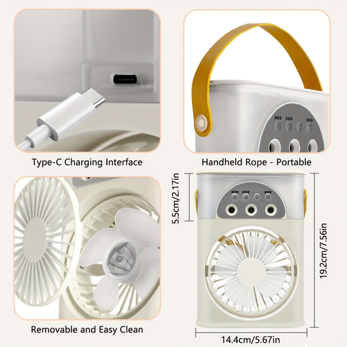 Portable air conditioner fan