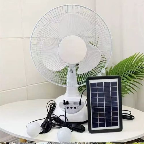 Multifunctional solar-powered fan
