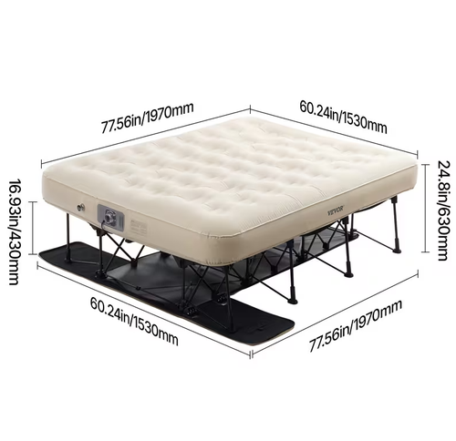 Foldable air mattress