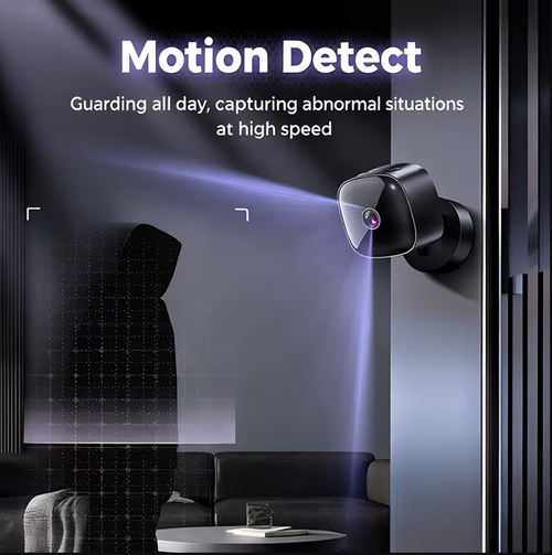 Wireless smart home surveillance cameras