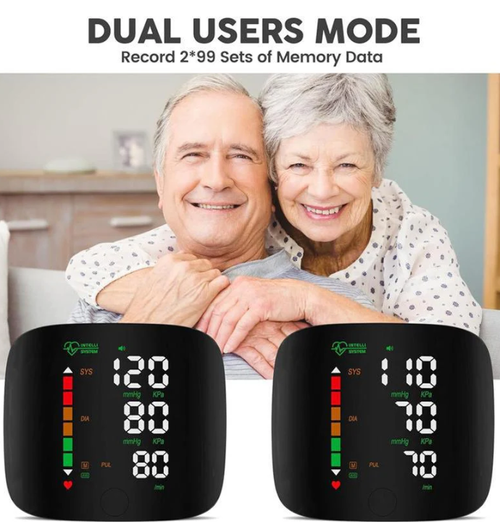 Smart wrist blood pressure monitor