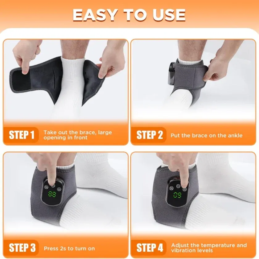 Smart ankle massager