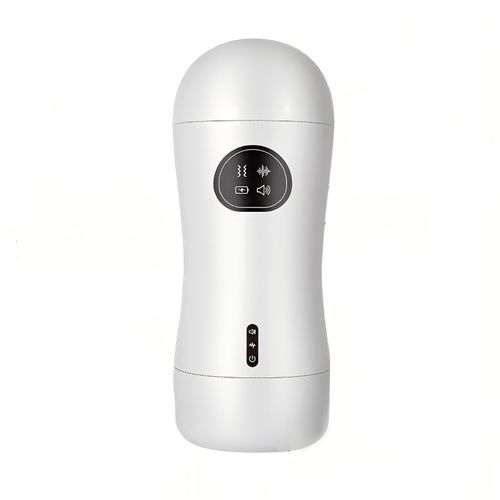 Storm Electric Vibrating Suction Cup with Simulated Channel for Men, Adult Sex Toy