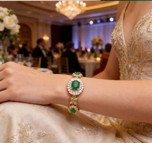 Classic Design Heavy Zirconia Bracelet - Fashionable and Dainty Hand Ring - Cross-border Bestseller Hot Selling Product