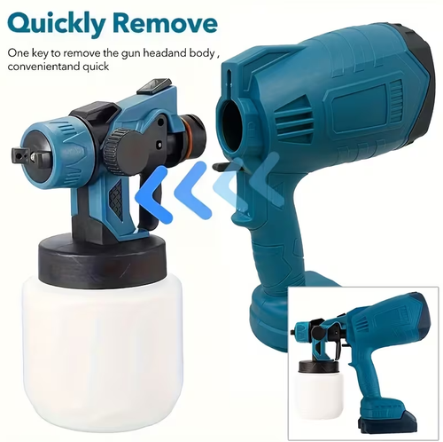 High-pressure paint spray gun