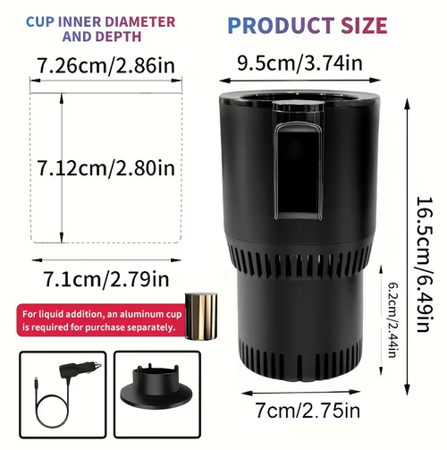 2-in-1 Car Cup Heater