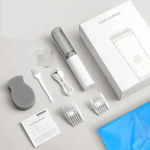 Electric vacuum hair clipper