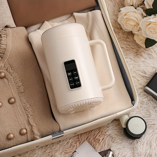 Portable Electric Hot Cup | Multifunctional Cooker for Soup, Rice, Desserts, Tea, Coffee | Large Capacity, Nano Ceramic Enamel Inner, Compact and Convenient for Outdoor, Office, Home Use