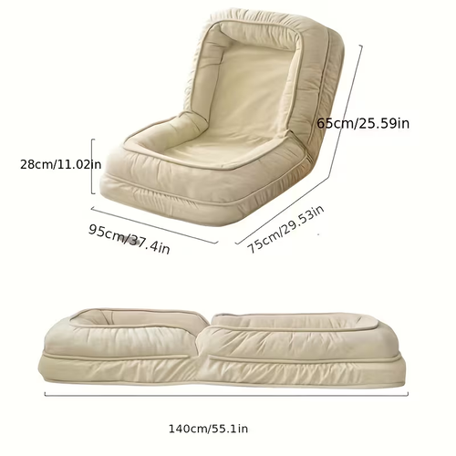 Single lazy sofa for sleeping and lying on balcony huge tatami