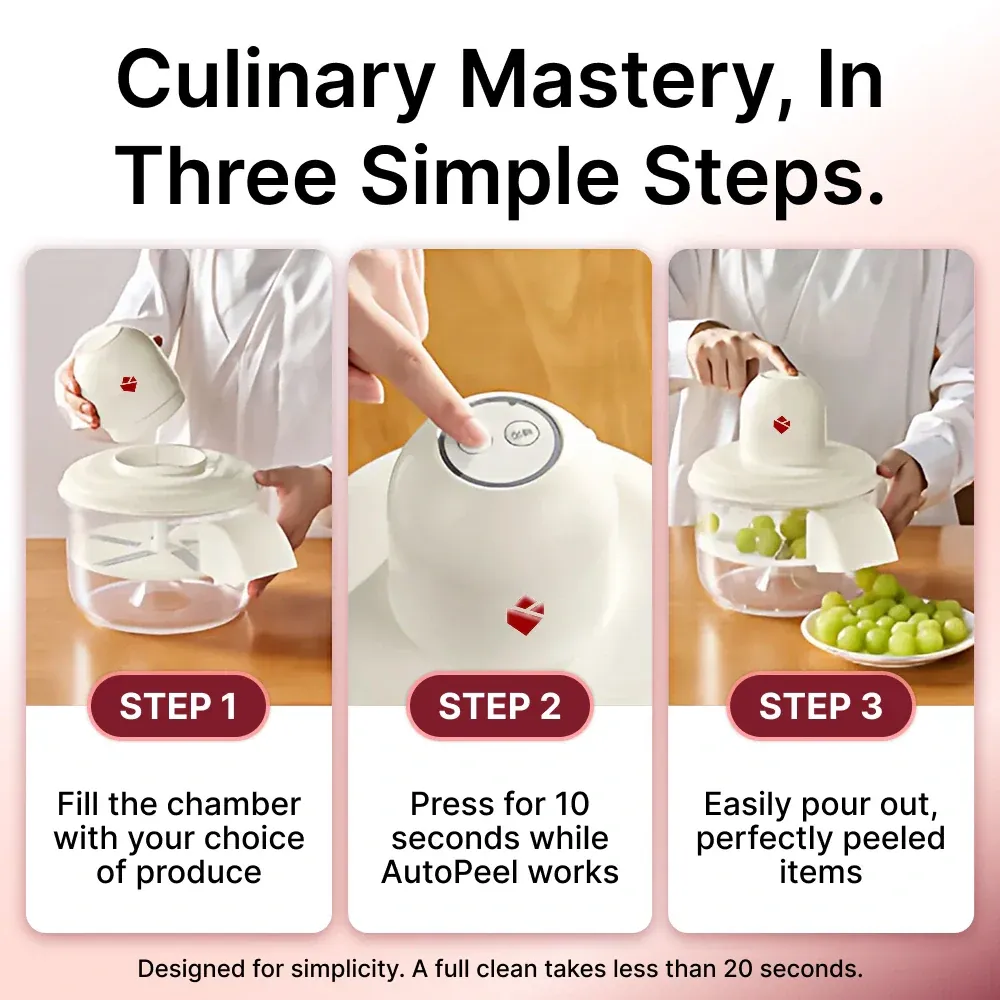 Electric fruit and vegetable peeler