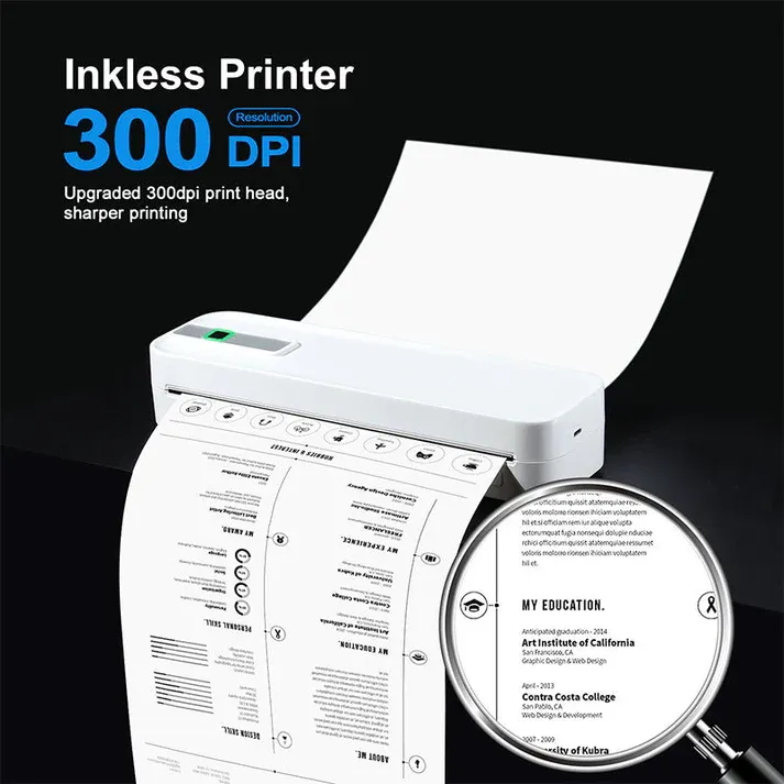 Portable Bluetooth thermal printer