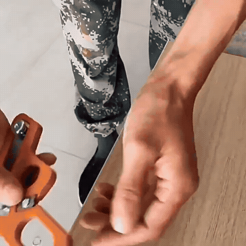 Dual-Use Edge Banding Trimmer & Chamfer Tool + 10 Spare Blades
