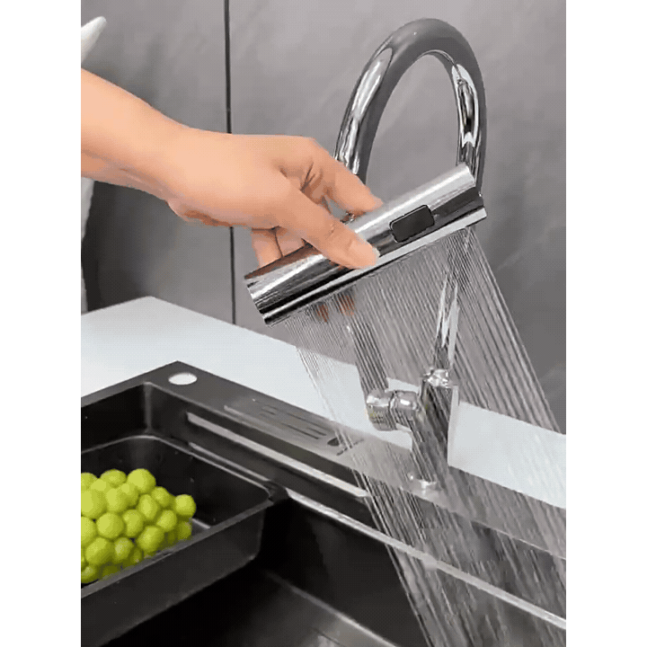 3-Mode Waterfall Faucet Attachment