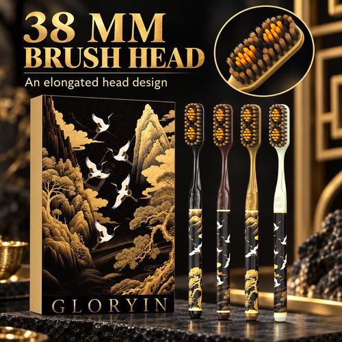 Twin-Peak Soft Toothbrushes