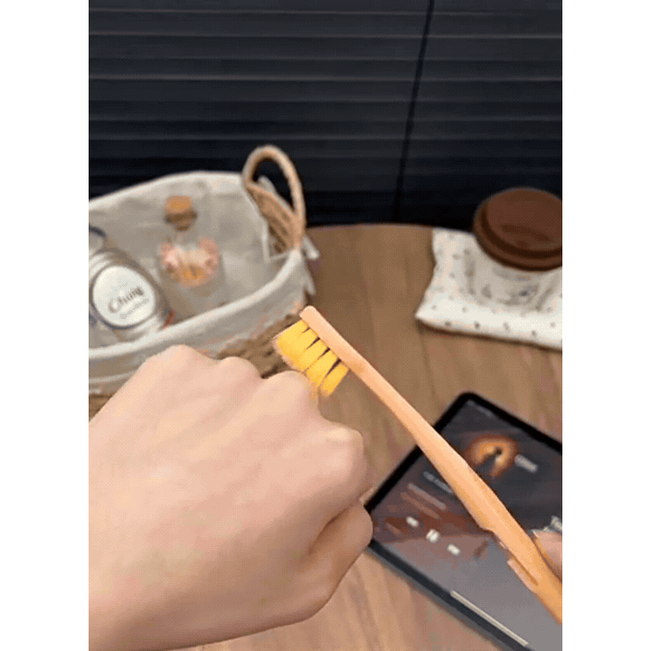 Twin-Peak Soft Toothbrushes