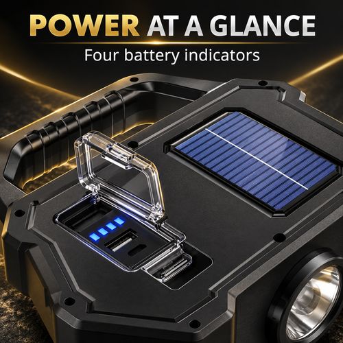 Solar Rechargeable Portable Work Light