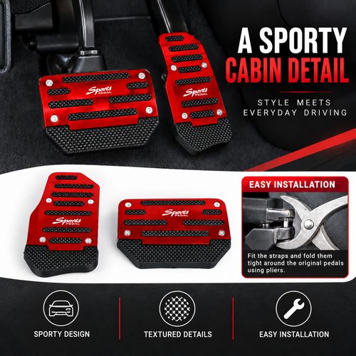 Automatic Car Pedal Covers – 2-Piece Set