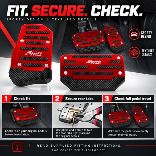 Automatic Car Pedal Covers – 2-Piece Set