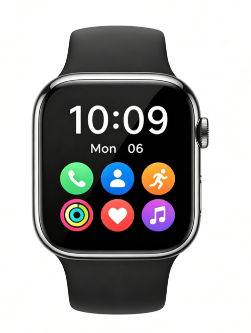 Touchscreen Smartwatch with Silicone Strap