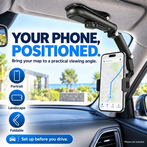 Adjustable Car Sun Visor Phone Holder