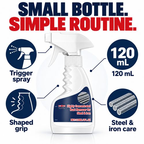Steel & Iron Rust Remover Spray – 120 mL