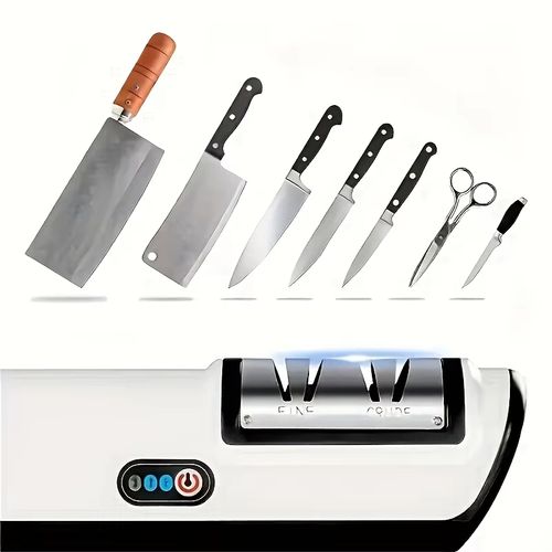Household Electric Sharpener Automatic Knife Scissors Sharpening Tool