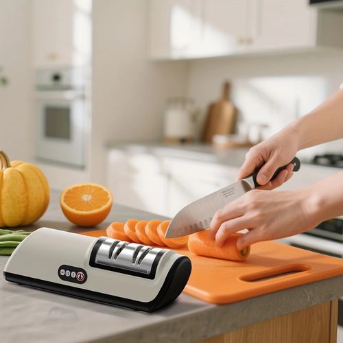 Household Electric Sharpener Automatic Knife Scissors Sharpening Tool